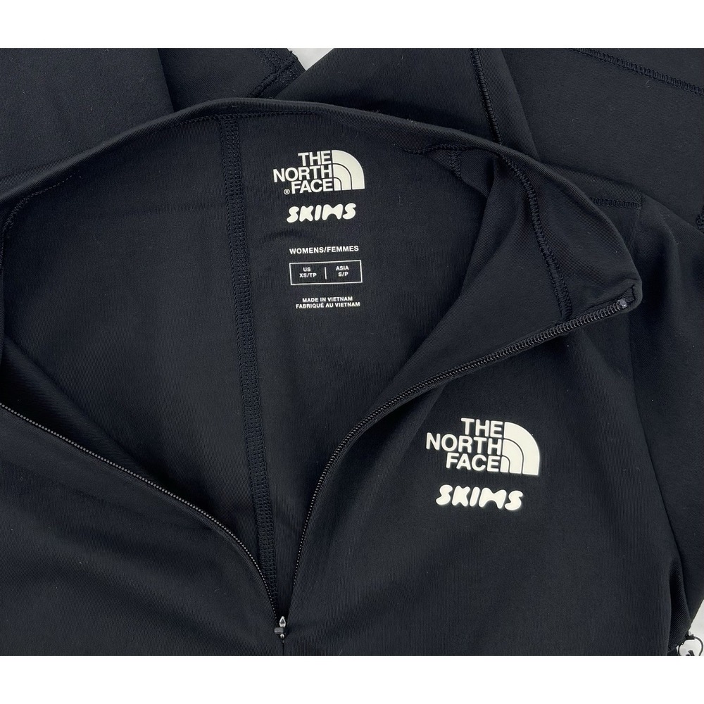 NWT The North Face x SKIMS Refina Bodysuit Sz XS Onyx - Picture 9 of 16
